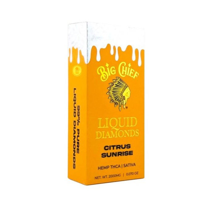Picture of BIG CHIEF LIQUID DIAMOND DISPOSABLE 2GM - CITRUS SUNRISE