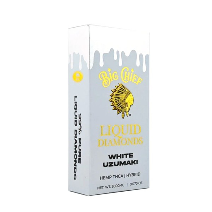 Picture of BIG CHIEF LIQUID DIAMOND DISPOSABLE 2GM - WHITE UZUMAKI