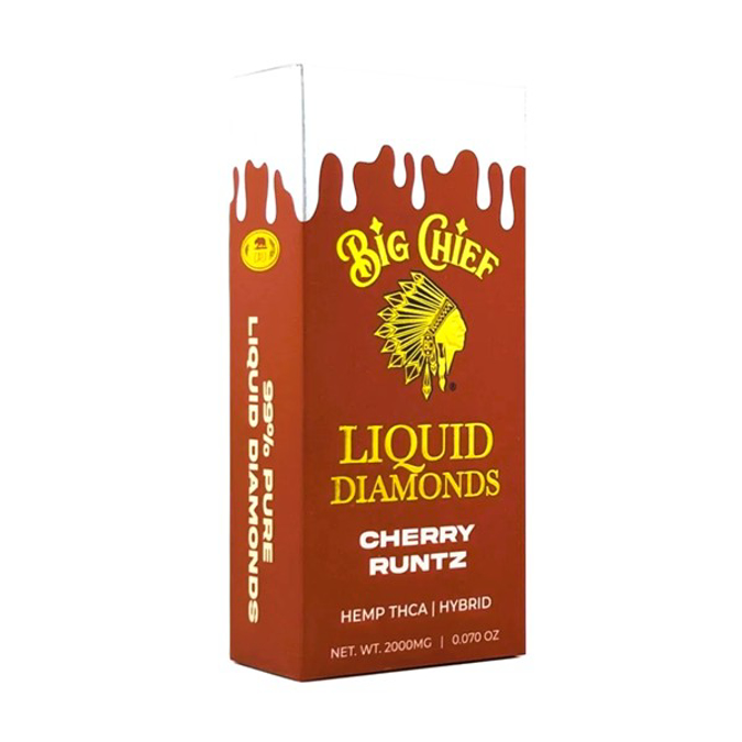 Picture of BIG CHIEF LIQUID DIAMOND DISPOSABLE 2GM - CHERRY RUNTZ