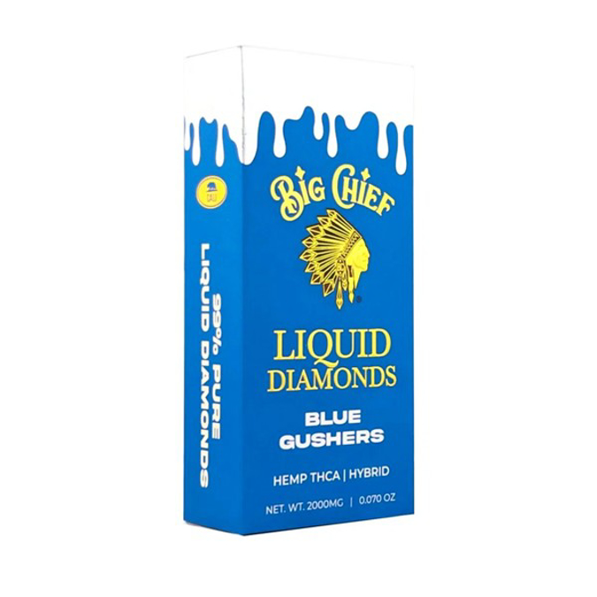 Picture of BIG CHIEF LIQUID DIAMOND DISPOSABLE 2GM - BLUE GUSHERS