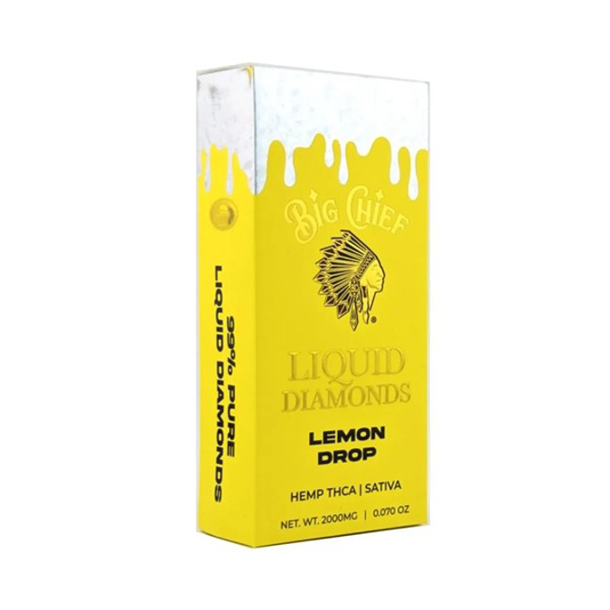 Picture of BIG CHIEF LIQUID DIAMOND DISPOSABLE 2GM - LEMON DROP