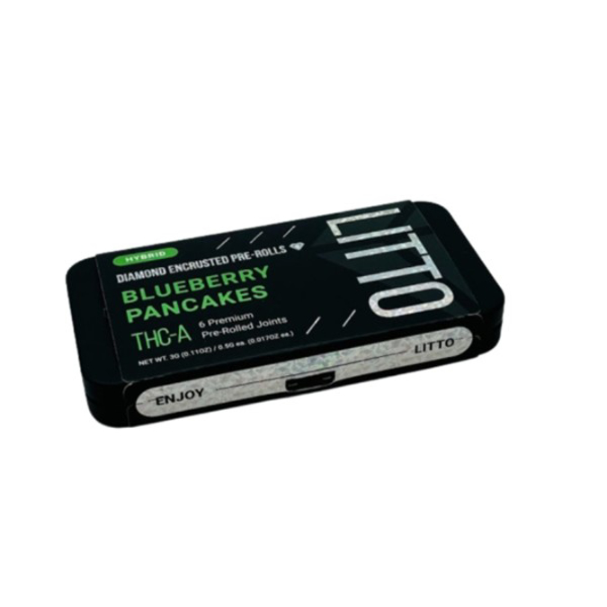 Picture of Litto Thca Diamond Pre Rolls 5pk/bx - BLUEBERRY PANCAKES