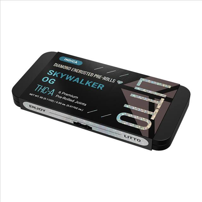 Picture of Litto Thca Diamond Pre Rolls 5pk/bx - Skywalker OG