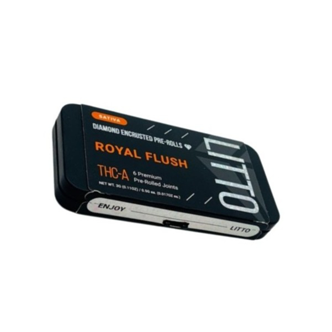 Picture of Litto Thca Diamond Pre Rolls 5pk/bx - ROYAL FLUSH