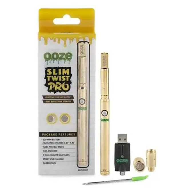 Picture of OOZE SLIM TWIST PRO 1CT GOLD