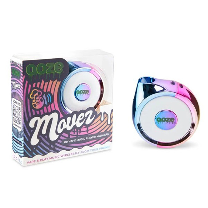 Picture of Ooze Movez 650mAh Wireless Speaker Vape Battery-Rainbow