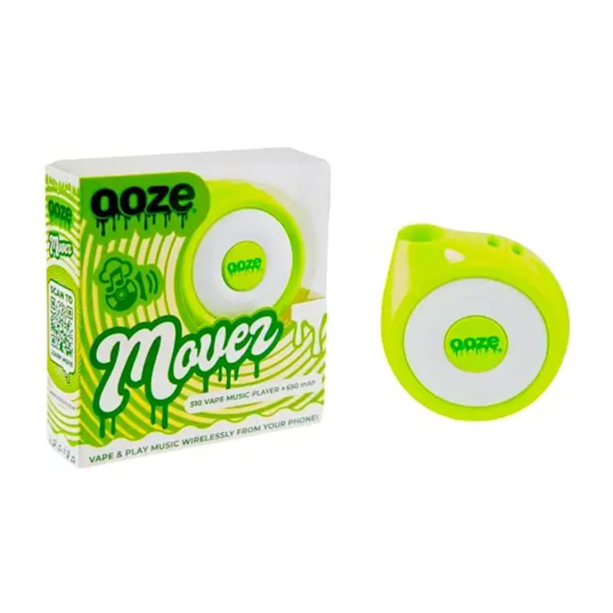 Picture of Ooze Movez 650mAh Wireless Speaker Vape Battery-Slime Green