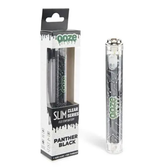 Picture of Ooze Slim Clear Series Vape Battery - Panther Black