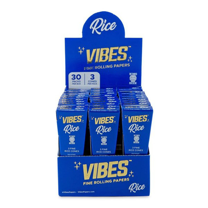 Picture of VIBES CONES KING SIZE 3PK 30CT - RICE