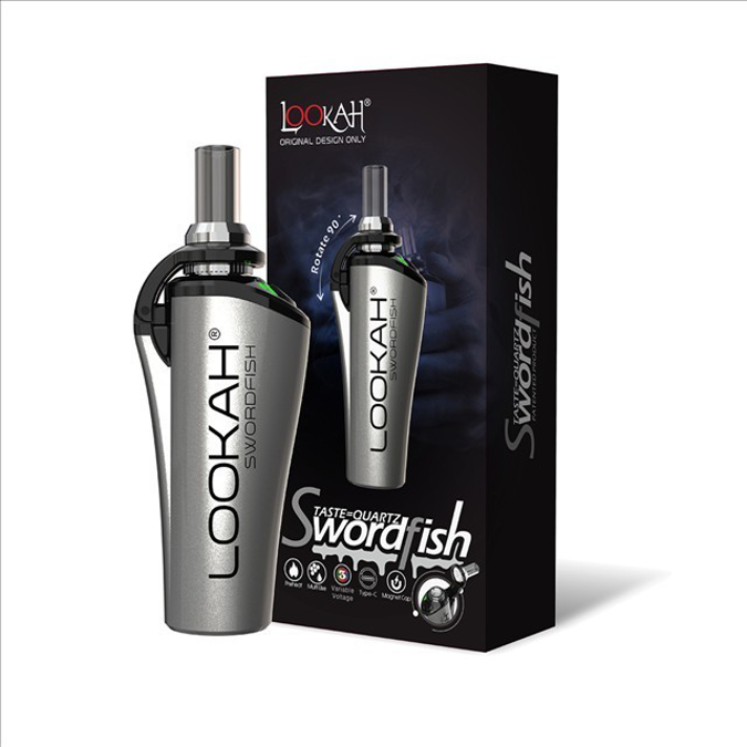Picture of LOOKAH SWORDFISH WAX PEN PORTABLE VAPORIZER  GRAY