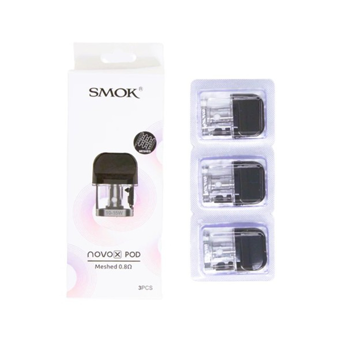 Picture of SMOK Novo X Replacement Pods - 0.8ohm - Meshed