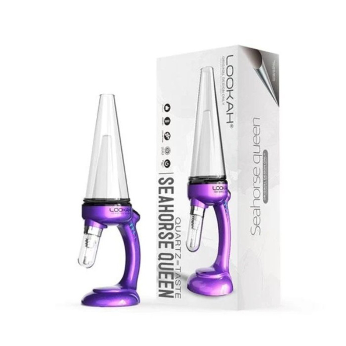 Picture of Lookah Seahorse Queen 800mAh VV Dab Pen Vaporizer-Purple 
