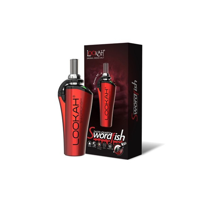 Picture of LOOKAH SWORDFISH WAX PEN PORTABLE VAPORIZER  RED