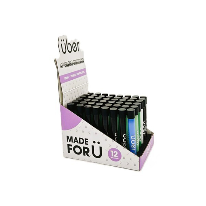 Picture of Uber glass 4 inch Chillums Display 48ct -Solid Colors