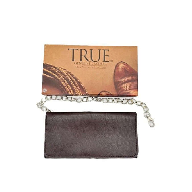 Picture of TRUE LEATHER BIKER WALLET 6 INCH