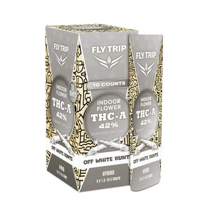 Picture of FLY TRIP TCH-A PREROLL 4.5GM 3CT - OFF WHITE RUNTS