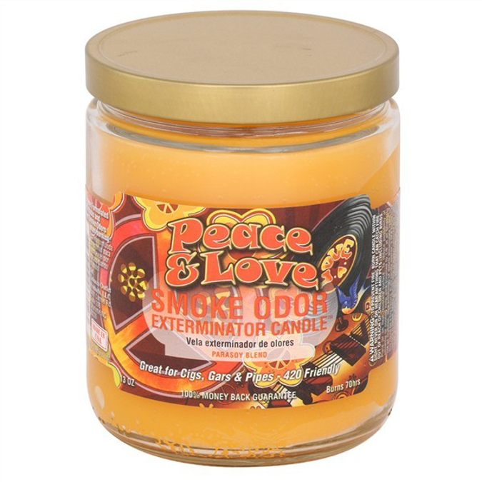 Picture of SMOKE ODOR EXTERMINATOR CANDLE - PEACE & LOVE