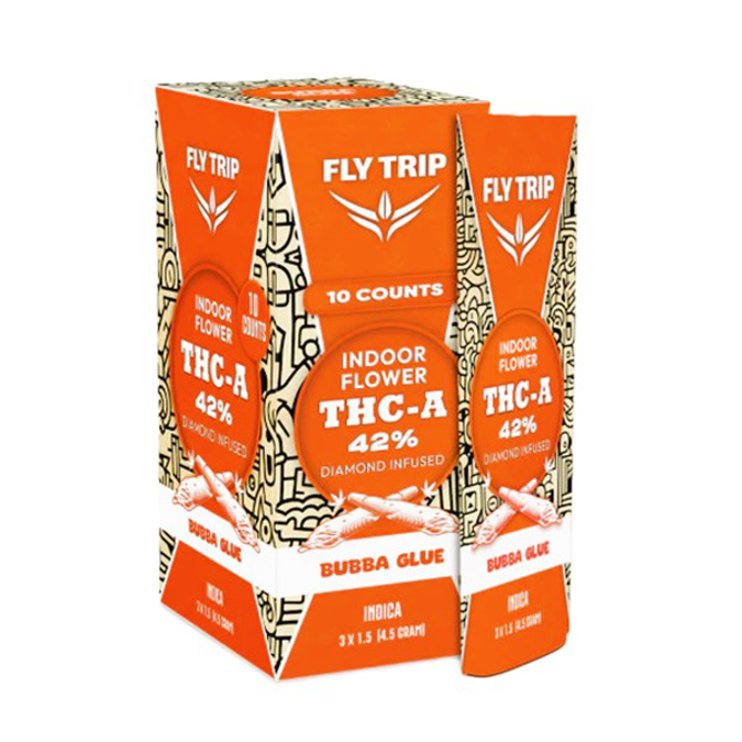 Picture of FLY TRIP TCH-A PREROLL 4.5GM 3CT - BUBBA GLUE