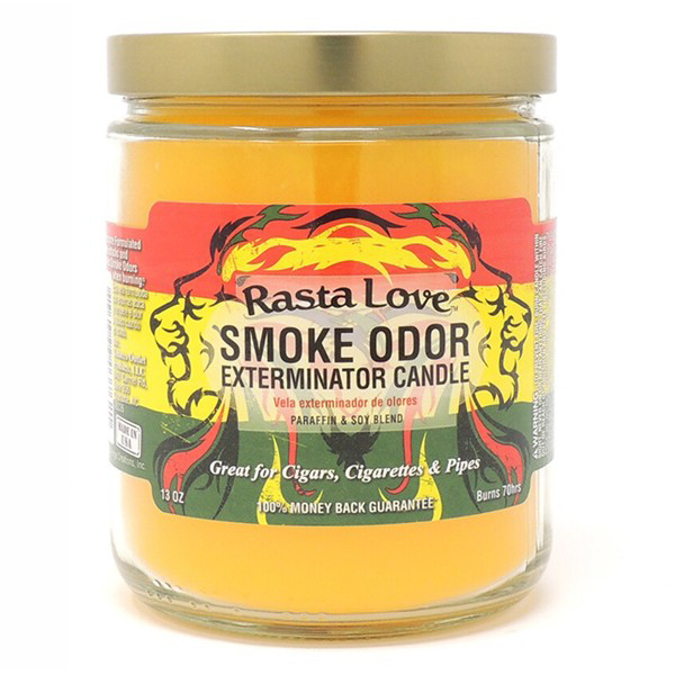 Picture of SMOKE ODOR EXTERMINATOR CANDLE - RASTA LOVE