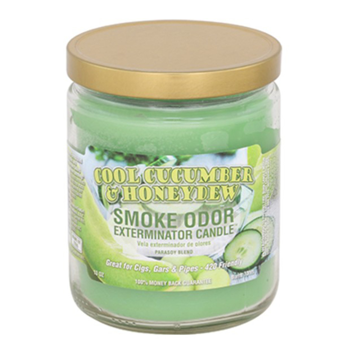 Picture of SMOKE ODOR EXTERMINATOR CANDLE - COOL CUCUMBER & HENEYDEW