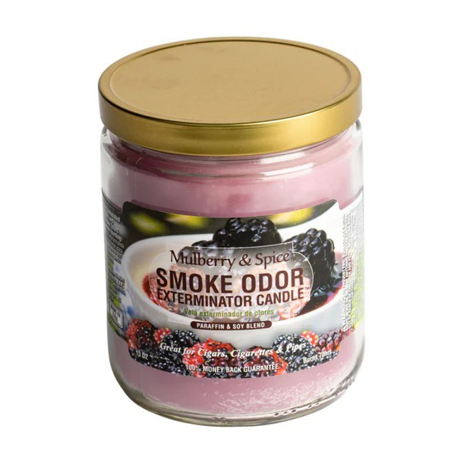 Picture of SMOKE ODOR EXTERMINATOR CANDLE - MULBERRY AND SPICE