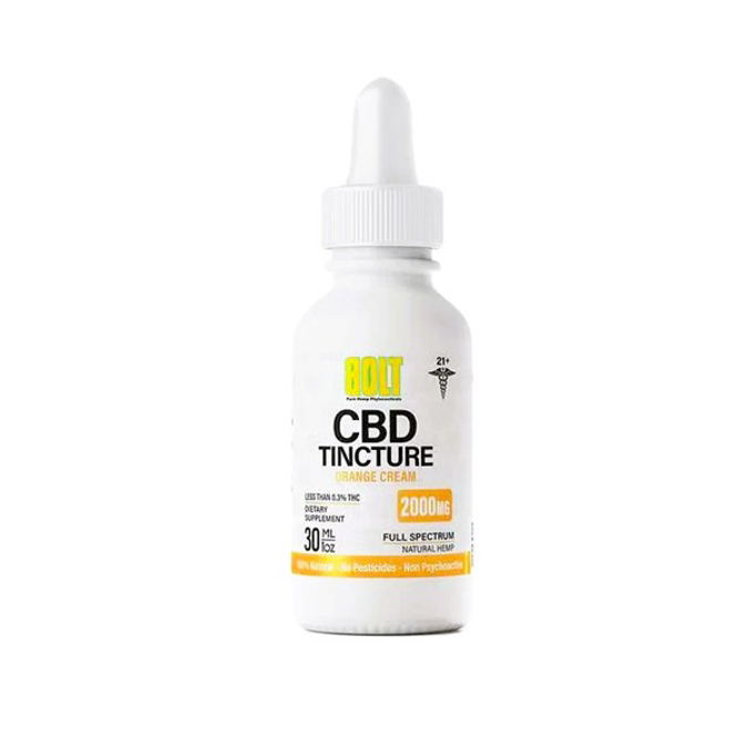 Picture of BOLT CBD TINCTURE 2000MG - ORANGE CREAM