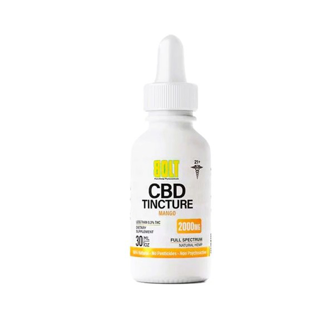 Picture of BOLT CBD TINCTURE 2000MG - MANGO