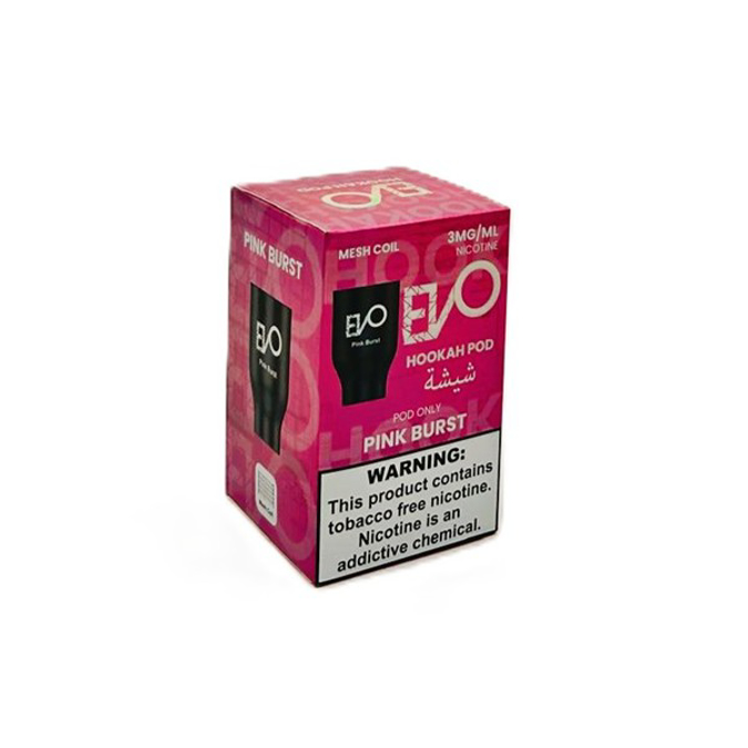 Picture of Evo Hookah Pod Only 3mg/ml - Pink Burst
