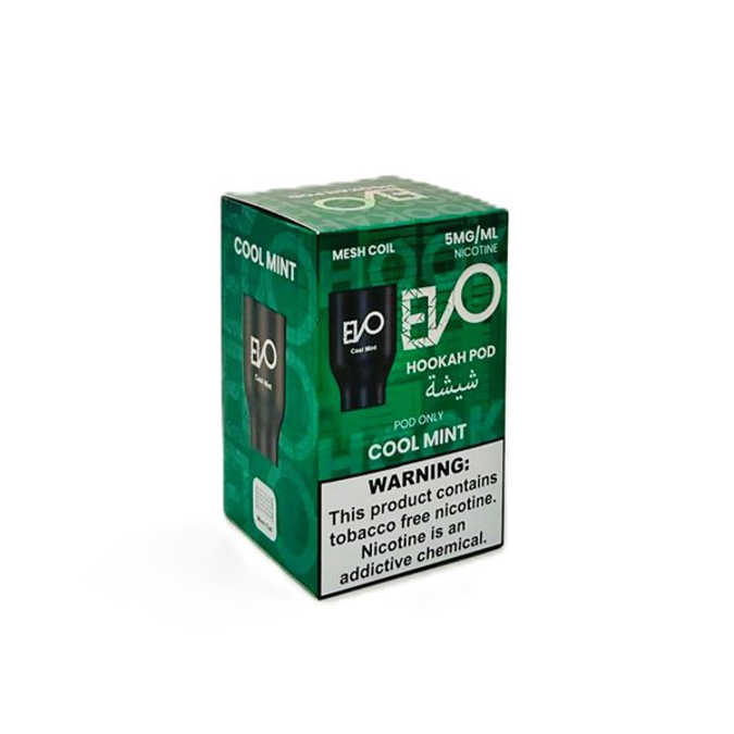 Picture of Evo Hookah Pod Only 5mg/ml - Cool Mint