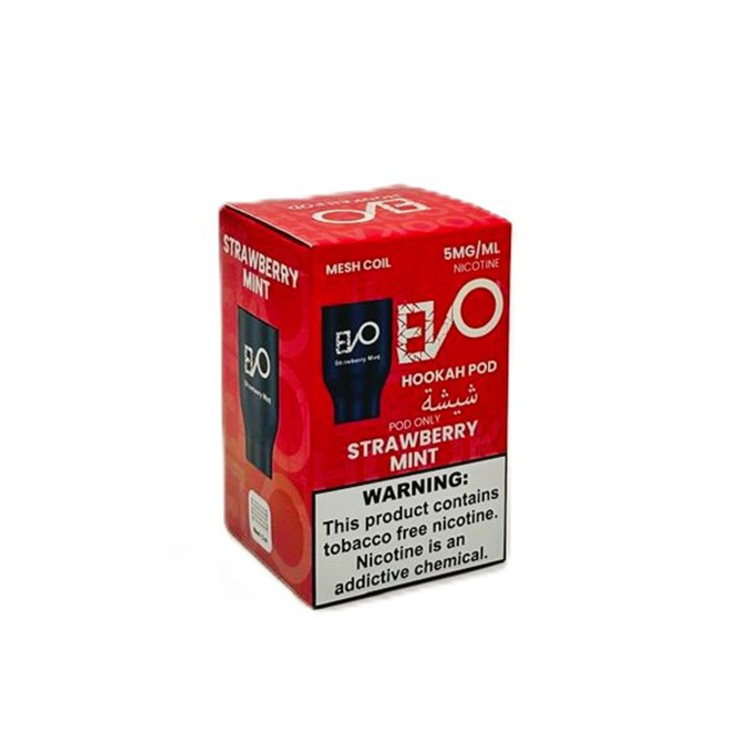 Picture of Evo Hookah Pod Only 5mg/ml - Strawberry Mint