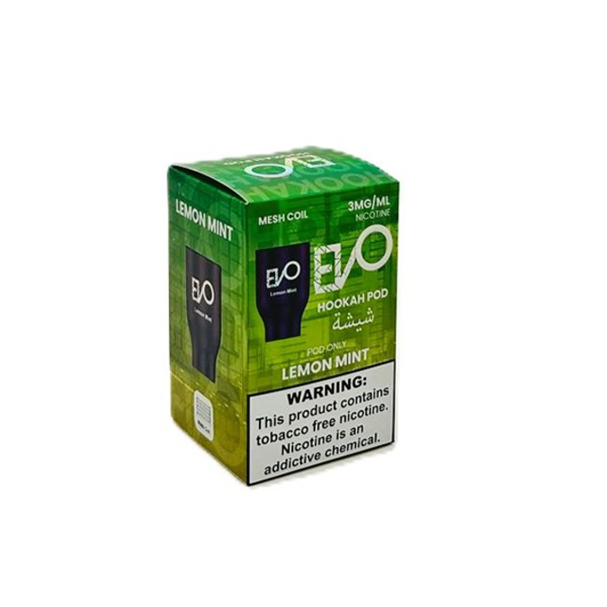 Picture of Evo Hookah Pod Only 3mg/ml - Lemon Mint 