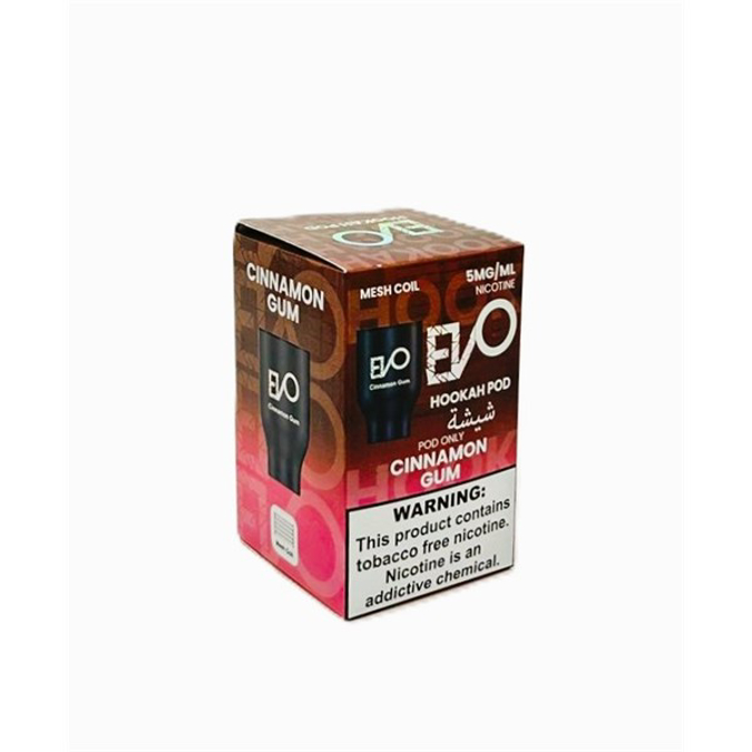 Picture of Evo Hookah Pod Only 5mg/ml - Cinnamon Gum