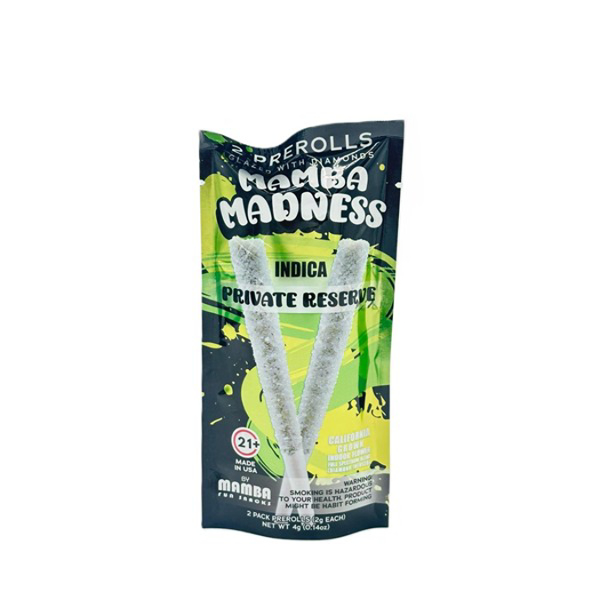 Picture of MAMBA MADNESS PREROLLS 2GM 2CT - PRIVATE RESERVE