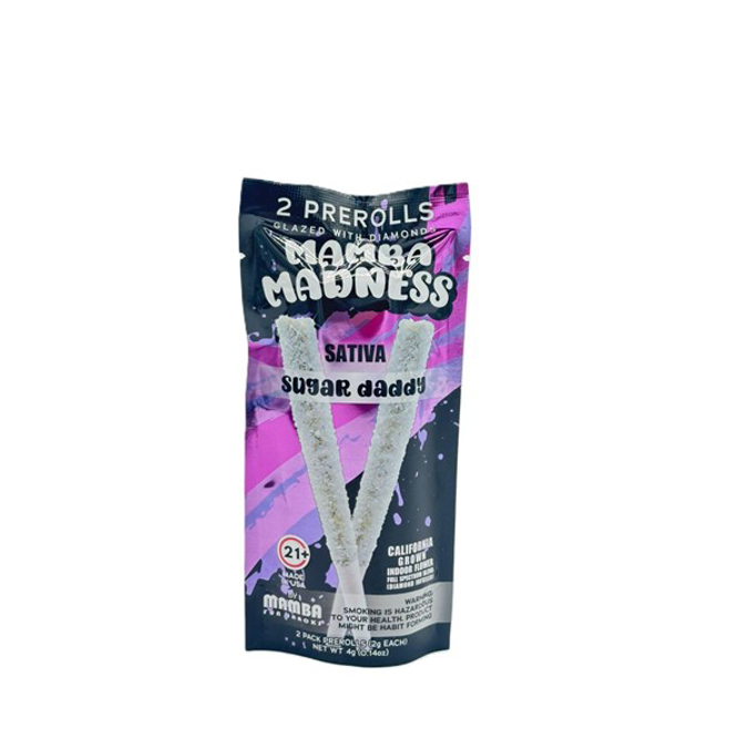 Picture of MAMBA MADNESS PREROLLS 2GM 2CT - SUGAR DADDY