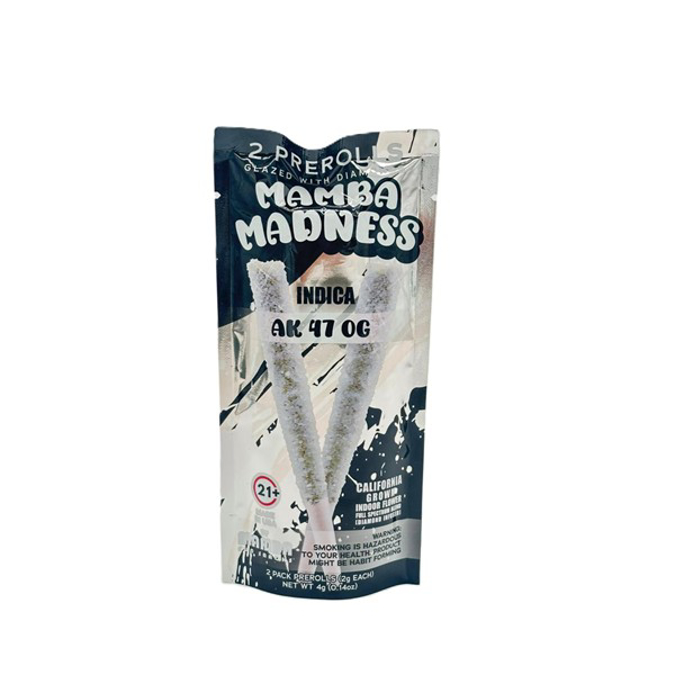 Picture of MAMBA MADNESS PREROLLS 2GM 2CT - AK 47 OG
