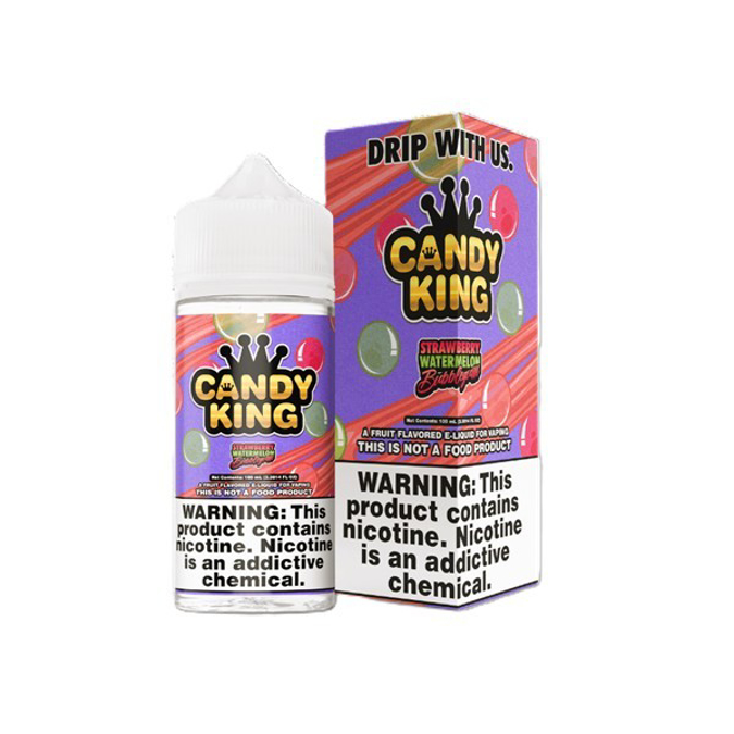 Picture of CANDY KING ELIQUID 0MG MIX 100ML STRAWBERRY WATERMELON BUBBLEGUM