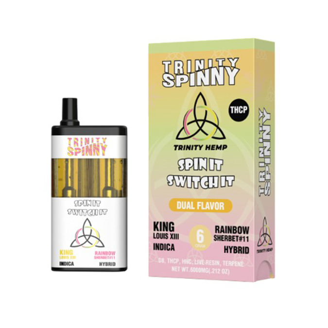 Picture of TRINITY SPINNY TCHP DISPOSABLE 6GM - KING LOUIS RAINBOW SHERBET