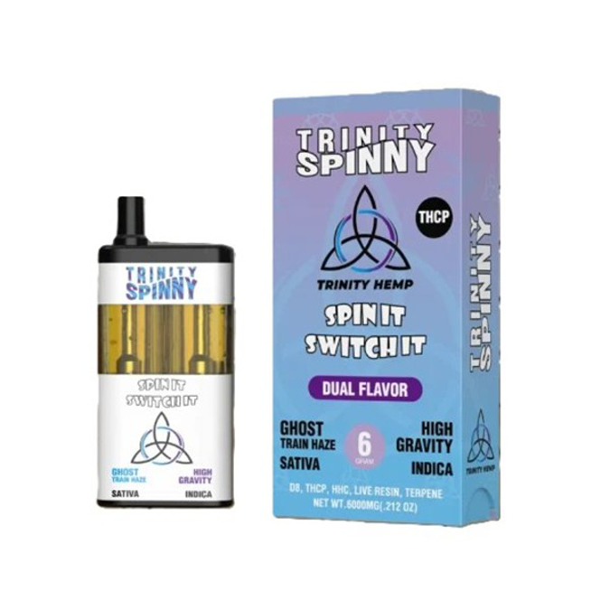 Picture of TRINITY SPINNY TCHP DISPOSABLE 6GM - GHOST TRAIN HIGH GRAVITY
