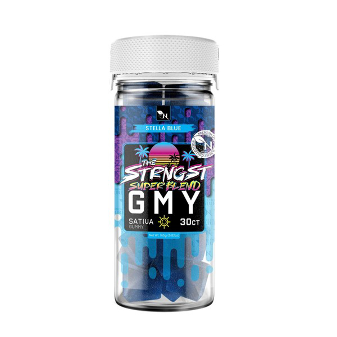 Picture of GMY Gummies The Strongest Super Blend 30ct Jar-Stella Blue