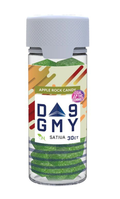 Picture of Gmy D9 Gummies Jar 30ct - Apple Rock Candy