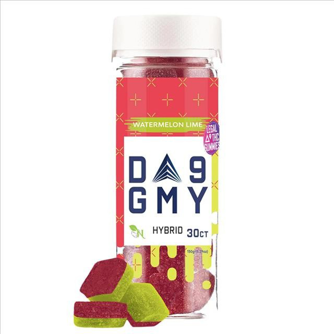 Picture of Gmy D9 Gummies Jar 30Ct - Orange Raspberry  