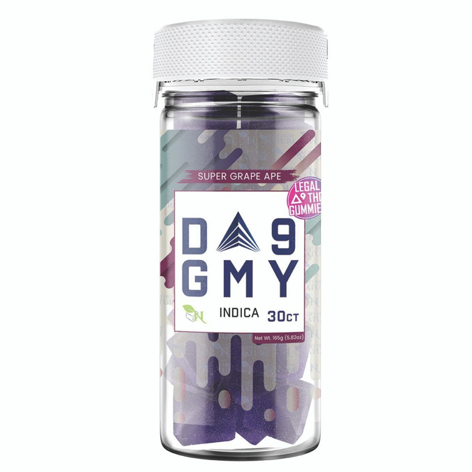 Picture of Gmy D9 Gummies Jar 30ct - Super Grape Ape