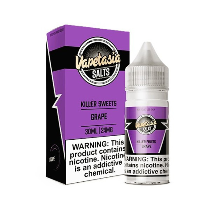 Picture of VAPETASIA KILLER FRUITS E-LIQUID 30ML 48MG - GRAPE