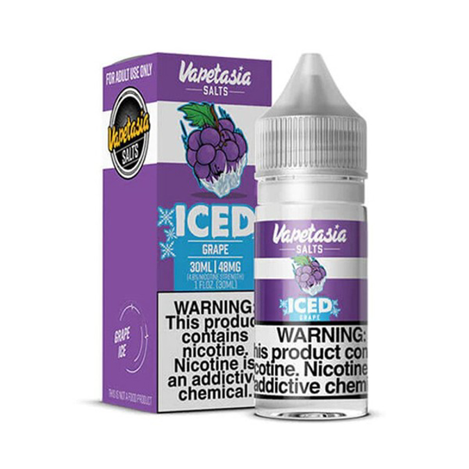 Picture of VAPETASIA KILLER FRUITS E-LIQUID 30ML 48MG - ICED GRAPE