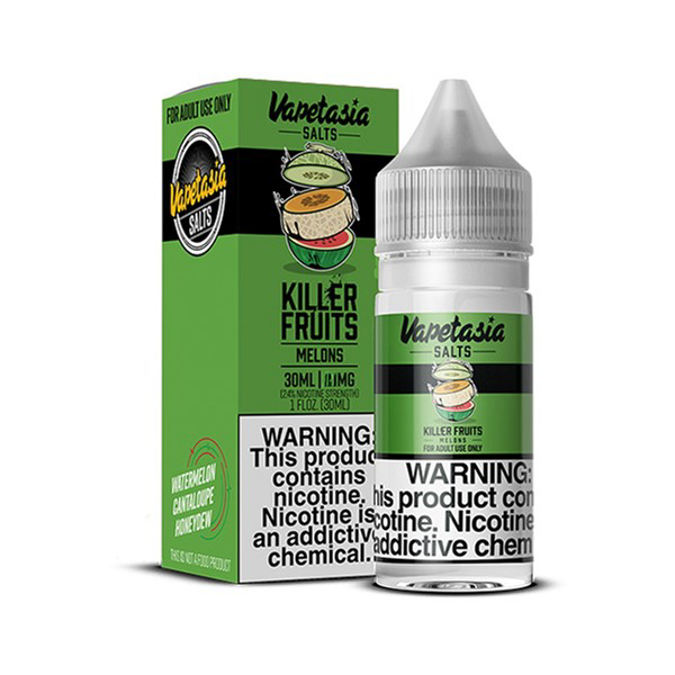 Picture of VAPETASIA KILLER FRUITS E-LIQUID 30ML 48MG - MELONS