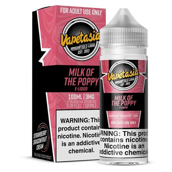 Picture of VAPETASIA E-JUICE 100ML 3MG - MILK OF THE POPPY