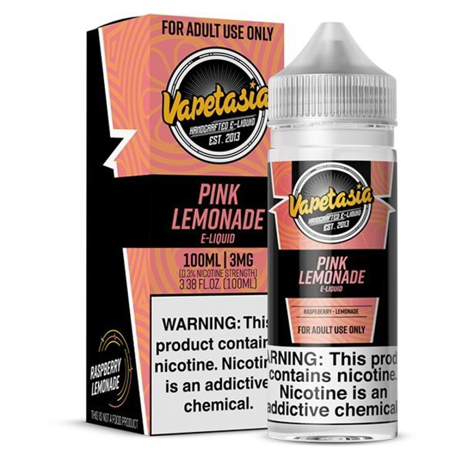 Picture of VAPETASIA E-JUICE 100ML 3MG - PINK LEMONADE