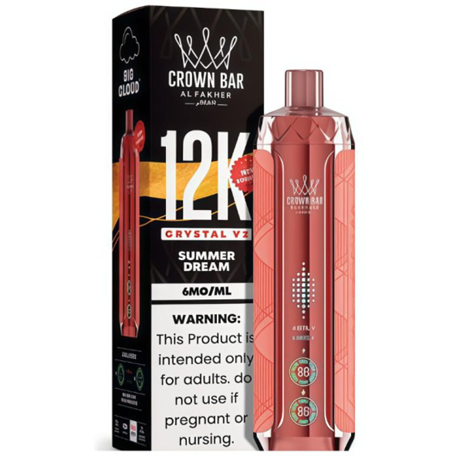 Picture of CROWN BAR DISPOSABLE 12K PUFFS 5CT - SUMMER DREAM