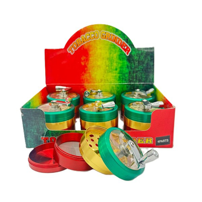 Picture of GRINDER 4 PART RASTA COLOR GR071 C