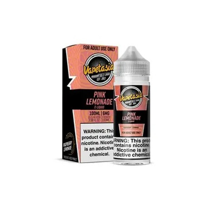 Picture of VAPETASIA E-JUICE 100ML 6MG - PINK LEMONADE